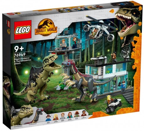 Lego Jurassic World 76949 Giganotosaurus & Therizinosaurus Attack