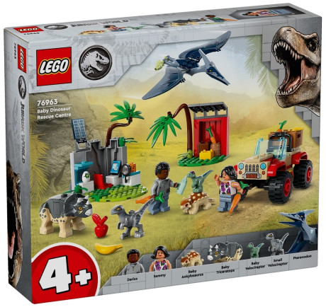 LEGO Jurassic World 76963 Baby Dinosaur Rescue Center