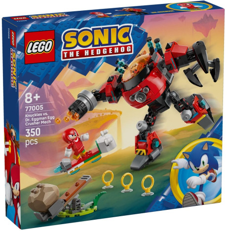 LEGO Sonic The Hedgehog 77005 Knuckles vs. Dr. Eggman Egg Crusher Mech