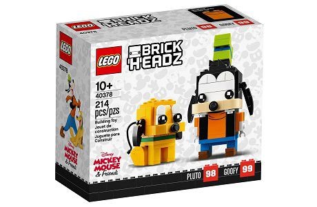 LEGO BrickHeadz 40378 Pluto and Goofy