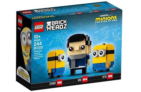LEGO BrickHeadz 40420 Gru, Stuart and Otto