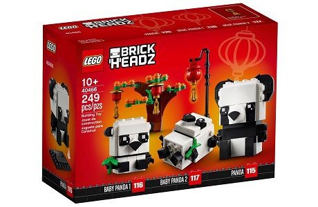 Lego BrickHeadz 40466 Chinese New Year Pandas