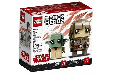 LEGO BrickHeadz 41627 Luke Skywalker and Yoda