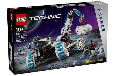 LEGO Technic 42211 Lunar Outpost Moon Rover Space Vehicle