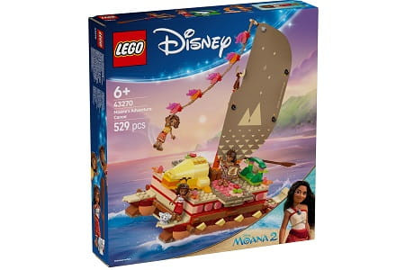 LEGO Disney 43270 Moana's Adventure Canoe