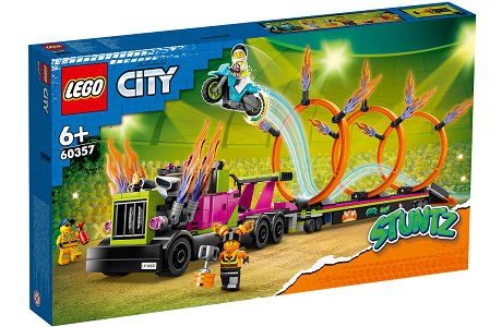 LEGO City 60357 Stunt Truck and Ring of Fire Challenge