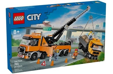 LEGO City 60467 Heavy-Duty Recovery Tow Truck with Crane