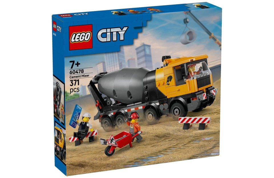LEGO City 60478 Cement Mixer