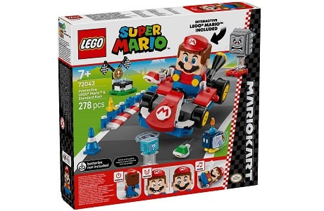 LEGO Super Mario 72043 Mario Kart - Interactive LEGO Mario & Standard Kart