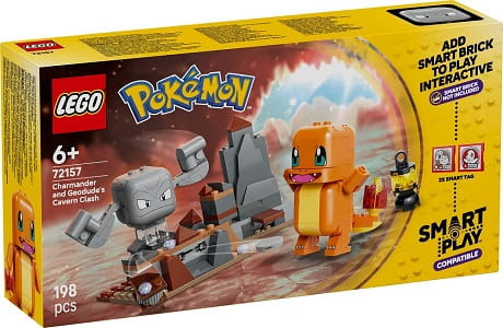 LEGO Pokemon 72157 SMART Play: Charmander and Geodude's Cavern Clash