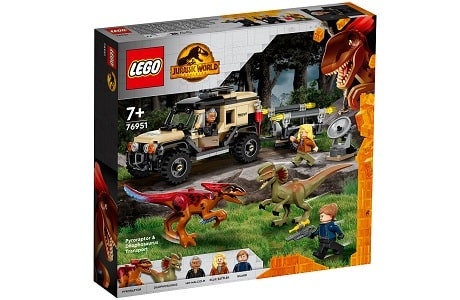 LEGO Jurassic World 76951 Pyroraptor & Dilophosaurus Transport