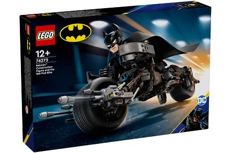LEGO DC Super Heroes 76273 Batman Construction Figure and the Bat-Pod Bike