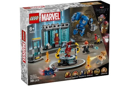 LEGO Marvel Super Heroes 76315 Iron Man's Laboratory: Hall of Armor