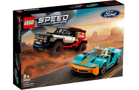 LEGO Speed Champions 76905 Ford GT Heritage Edition and Bronco R