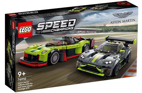 LEGO Speed Champions 76910 Aston Martin Valkyrie AMR Pro and Aston Martin Vantage GT3