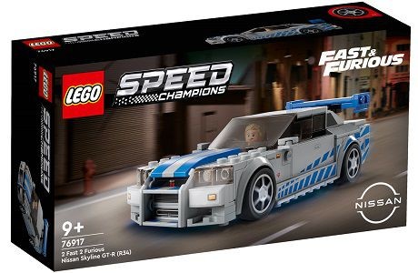 LEGO Speed Champions 76917 2 Fast 2 Furious Nissan Skyline GT-R (R34)