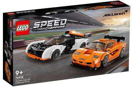LEGO Speed Champions 76918 McLaren Solus GT and McLaren F1 LM