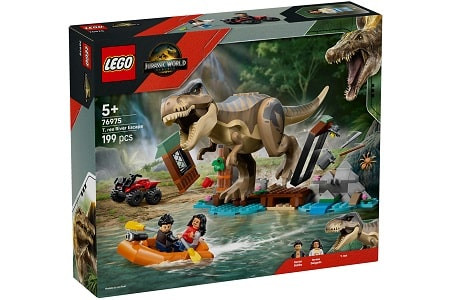 LEGO Jurassic World 76975 T. rex River Escape